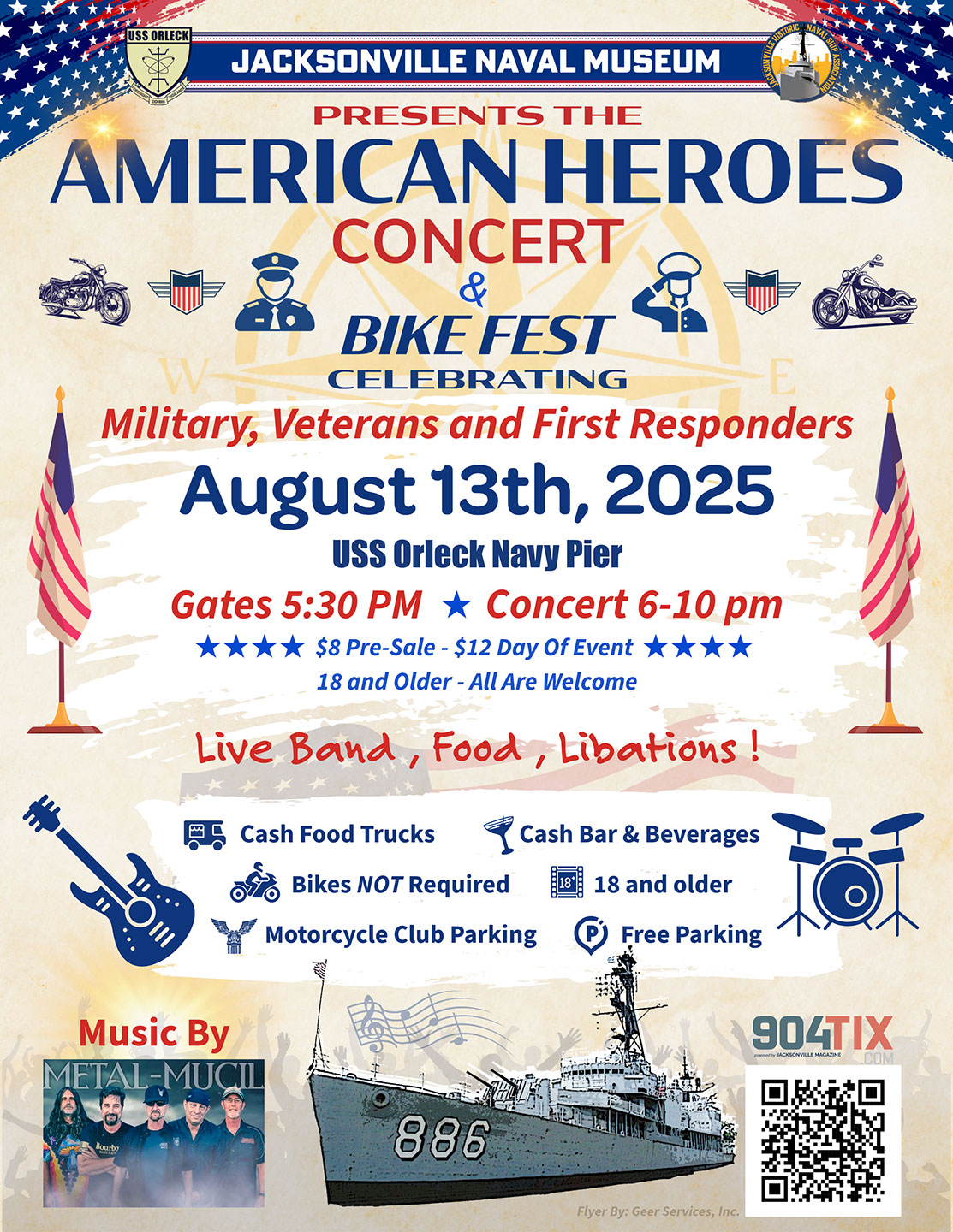 American Heroes Concert And Bike Fest 2025
