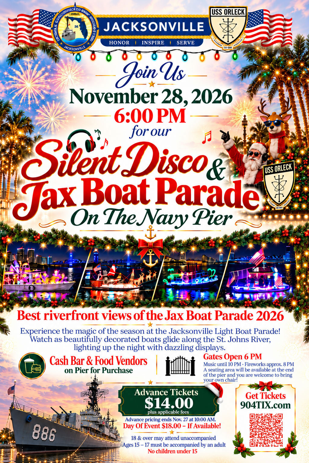 Jacksonville Silent Disco Boat Parade 2026