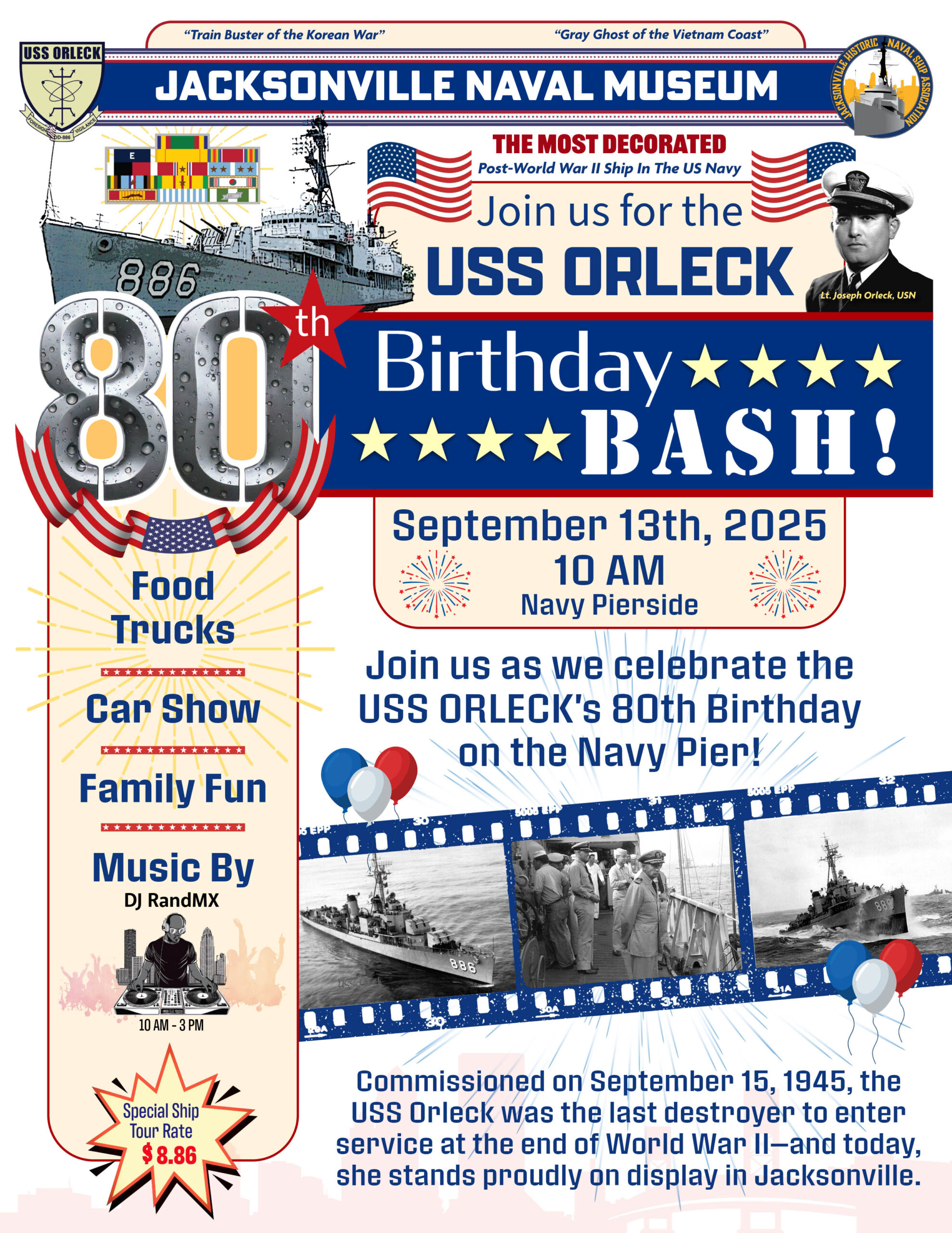 USS Orleck 80th Celebration Scaled