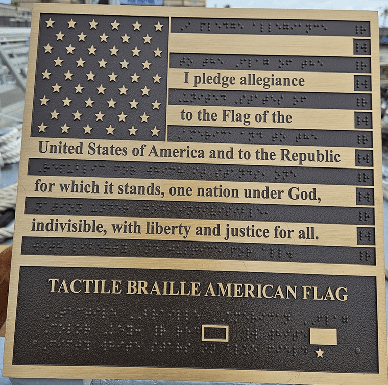 The-WardRoom-June-2024-Figure-19-Braille-Flag-Plaque-on-the-fantail